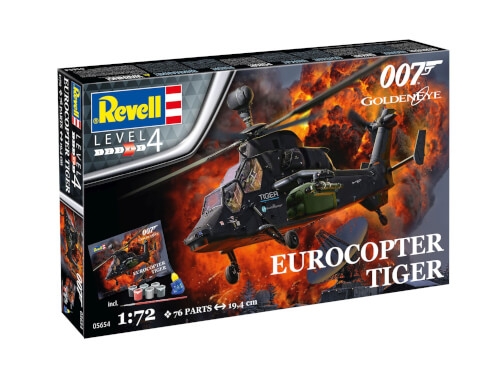 Revell 05654 Geschenkset James Bond Eurocopter Tiger