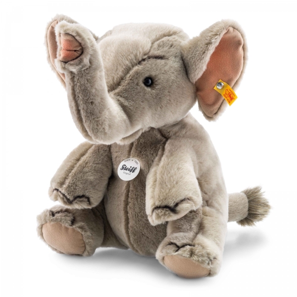 Steiff 64579 Hubert Elefant 30 grau sitzend