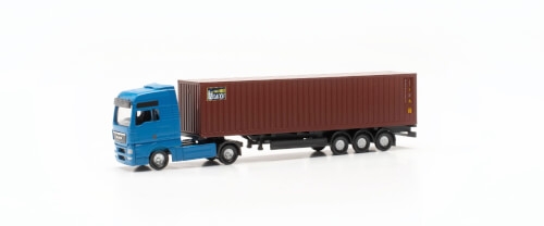 Herpa 66839 MAN TGX XXL Container-Sattelzug BEACON