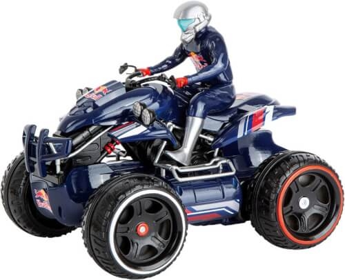 Carrera 370160143 RC - Red Bull 2,4GHz Amphibious Quad Bike dunkelblau, 1:16