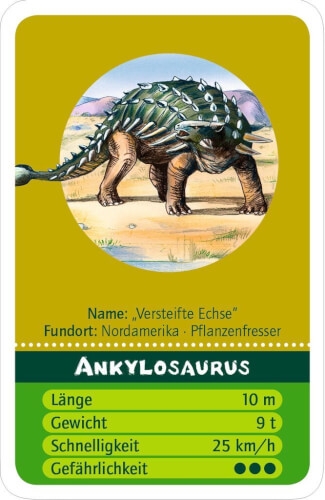 Moses 90280 Trumpfen Spielen Quizzen Dinos