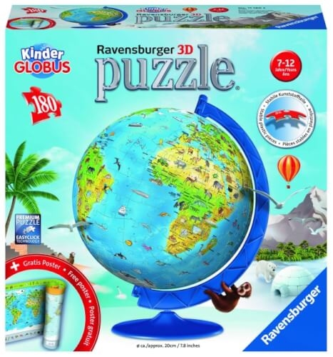 Ravensburger 111602 Puzzleball Kindererde deutsch 180 Teile