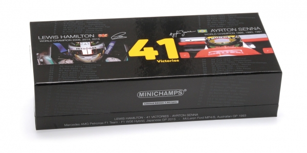 Minichamps 412414408 2-CAR SET  HAMILTON JAPANESE GP 2015