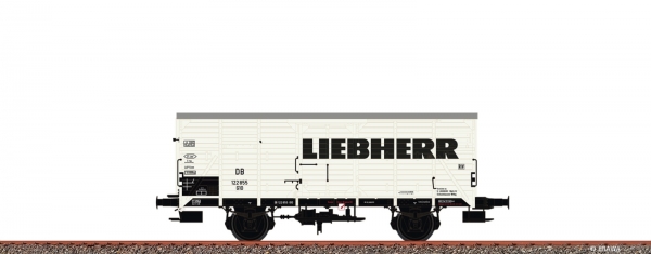 Brawa 49802 Gedeckter Güterwagen G10 DB Epoche III Liebherr