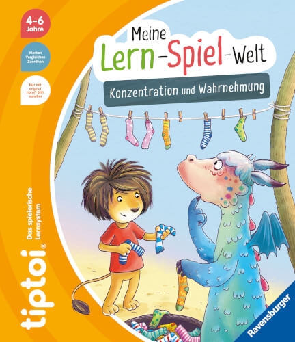 Ravensburger 49281 tiptoi® Meine Lern-Spiel-Welt: Konzentration und Wahrnehmung