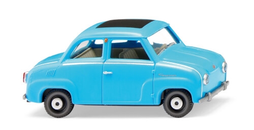 Wiking 18498 Glas Goggomobil - eisblau