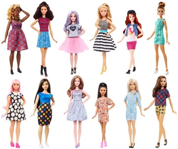 Mattel FBR37 Barbie Fashionistas Puppen Sortiert