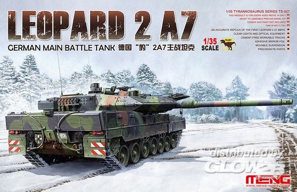 MENG TS-027 German Main Battle Tank Leopard 2 A7 1:35