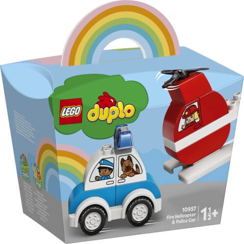 LEGO® DUPLO® 10957 Feuerwehrhubschrauber und Polizeiauto