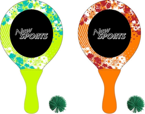 New Sports Neopren-Beachball-Set, ca. 22x39 cm