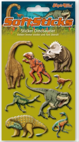 Lutz Mauder 75419 TapirElla SoftSticks Dinosaurier, ab 3 Jahren.
