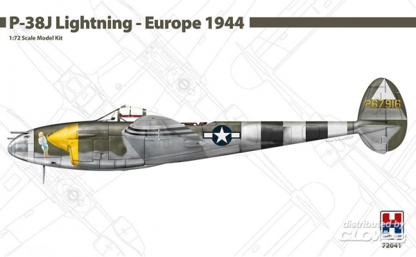 Hobby 2000 72041 P-38J Lightning - Europe 1944 in 1:72