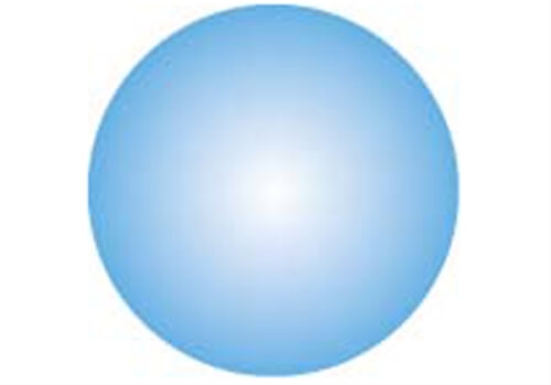 Clickhalbperle azurblau, #= 12 mm