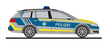 Rietze 53315 Volkswagen Golf 7 Variant Polizei Bayern