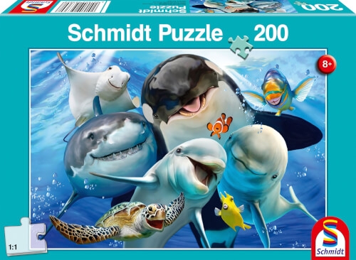 Schmidt Spiele Puzzle Unterwasser-Freunde 200 Teile