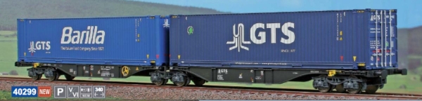 ACME AC40299 Containertragwagen Typ Sggmrss GTS - Barilla, Ep. V-VI