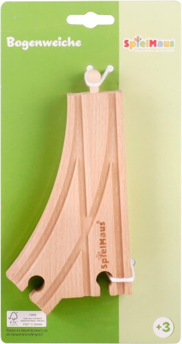 Vedes 42523763 SpielMaus Holz Bogenweiche, 2 Stück