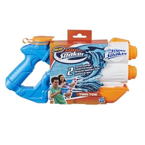 Hasbro E0024EU4 NERF - Super Soaker Twin Tide, ab 6 Jahren