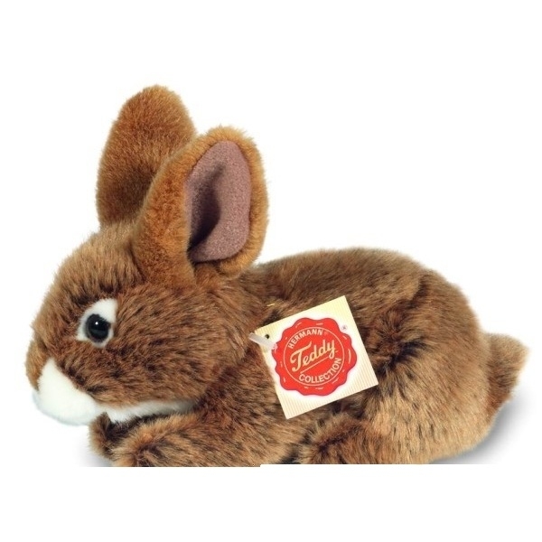 Teddy Hermann 93709 Hase sitzend braun, ca. 19 cm