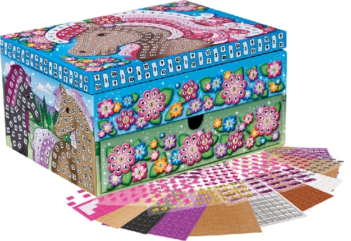 In Vento 620114 Sticky Mosaics: verzauberte Pferde Box