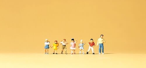 Preiser 79043 N-Schulkinder
