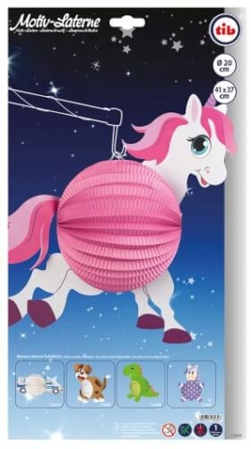 Happy People 40434 Motiv Laterne Einhorn