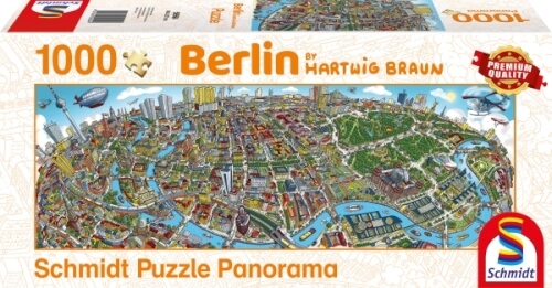 Schmidt Spiele Puzzle Stadtbild Berlin, 1000 Teile