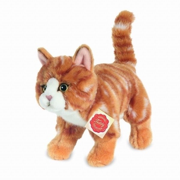 Teddy Hermann 90682 Katze rot getigert 20 cm