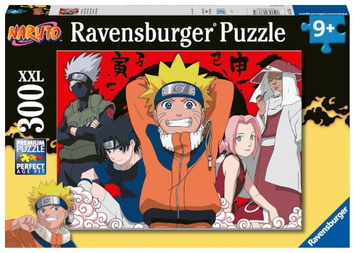 Ravensburger Kinderpuzzle 13363 - Narutos Abenteuer - 300 Teile XXL Naruto Puzzle für Kinder ab 9 Ja