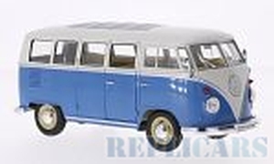 Welly 22095 VW T1 Bus, blue/white, 1963