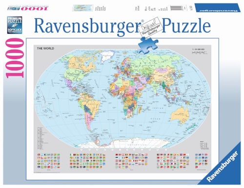 Ravensburger 15652 Puzzle Politische Weltkarte 1000 Teile