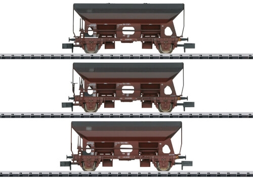 Trix 15466 N Güterwagen-Set Seitenentladewagen