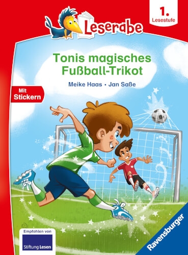 Ravensburger 46316 Tonis magisches Fußball-Trikot - lesen lernen mit dem Leserabe - Erstlesebuch - K