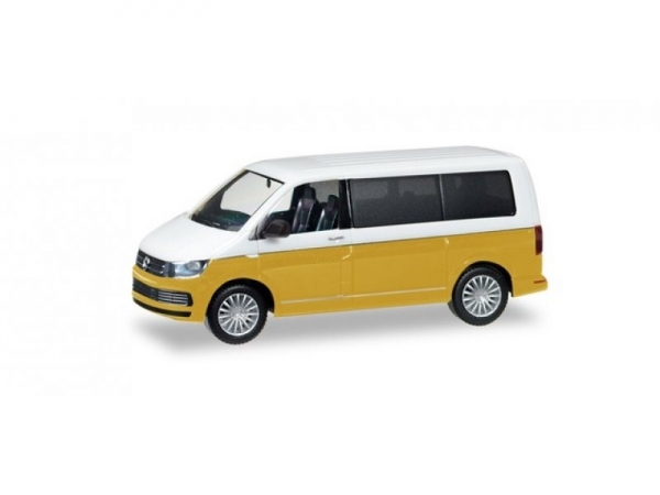 Herpa 038730 VW T6 Bicolor, candyweiß / kurkumagelb