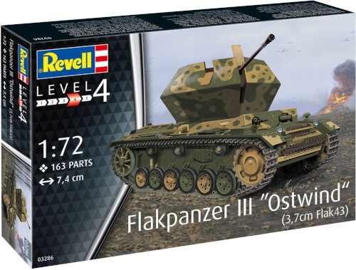 Revell 03286 Flakpanzer IIIOstwind(3,7 cm Flak 43)