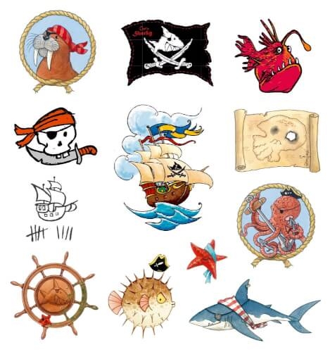 Coppenrath 18648 Tattoos - Capt'n Sharky