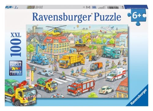 Ravensburger 10558 Fahrzeuge in der Stadt 100 Teile XXL