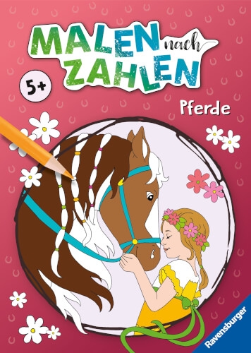 Ravensburger 48972 Malen nach Zahlen ab 5: Pferde