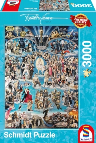 Schmidt Spiele 59347 Puzzle Hollywood XXL, 3000 Teile