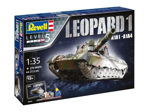 Revell 05656 Geschenkset Leopard 1 A1A1-A1A4