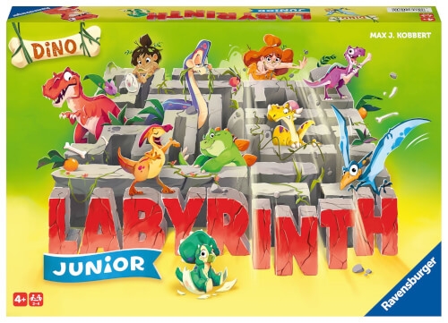 Ravensburger® 20980 - Dino Junior Labyrinth - Familienklassiker für die Kleinen, Spiel für Kinder a