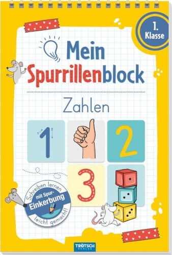 Trötsch Verlag 52348 Spurrillenblock Zahlen