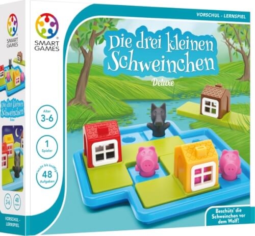 smart Games Die 3 kleinen Schweinchen inklusive Begleitbuch