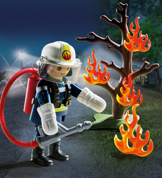 Playmobil 9093 Feuerwehr-Löscheinsatz