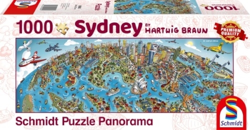 Schmidt Spiele Puzzle Stadtbild Sidney, 1000 Teile