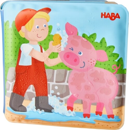 Haba Badebuch Waschtag bei Schwein & Kuh