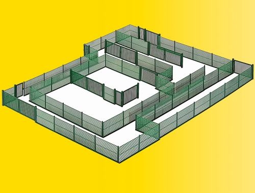 Vollmer 38603 H0 Maschendrahtzaun gr. 300cm