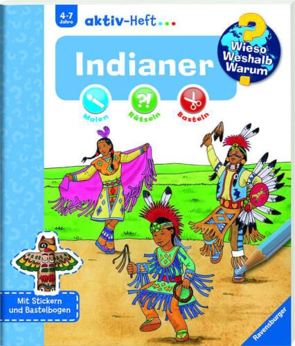 Ravensburger 32971 WWW aktiv-Heft Indianer