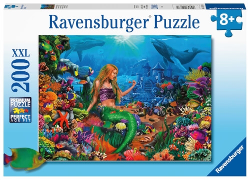 Ravensburger Kinderpuzzle - 12987 Die Meereskönigin - Meerjungfrau-Puzzle für Kinder ab 8 Jahren, mi