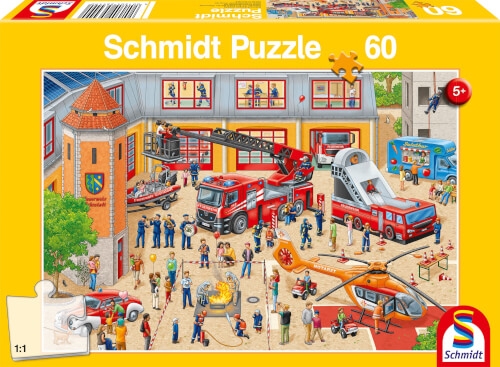 Schmidt Spiele 56449 Feuerwehrstation, 60 Teile